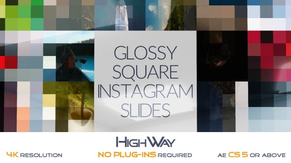 Glossy Square Instagram Slides - Videohive 17120559 Download