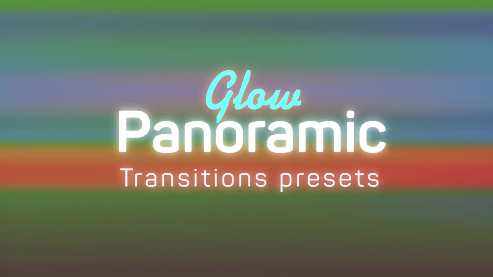 Glow Panoramic Transitions Presets Videohive 36415208 Premiere Pro Image 2