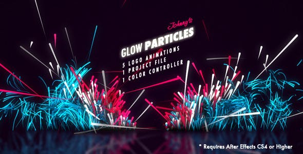 Glow Particles Logo Pack - 8746406 Download Videohive