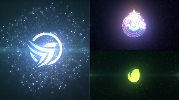 Glow Particles Logo Reveal - 50867566 Download Videohive