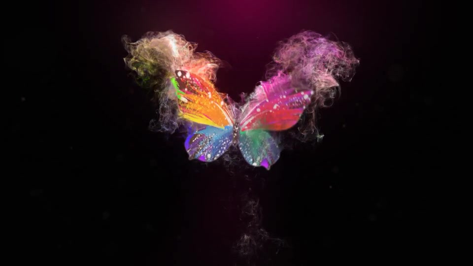 Glowing Butterfly Logo Reveal - Download Videohive 14279964