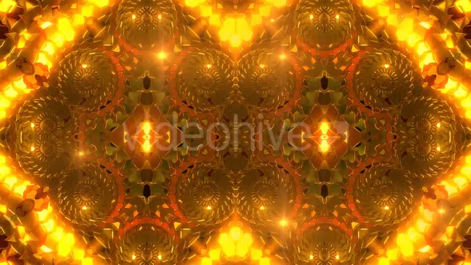 Glowing Golden Discs - Download Videohive 20825299