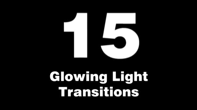 Glowing Light Transitions Videohive 533540 Motion Graphics Image 1