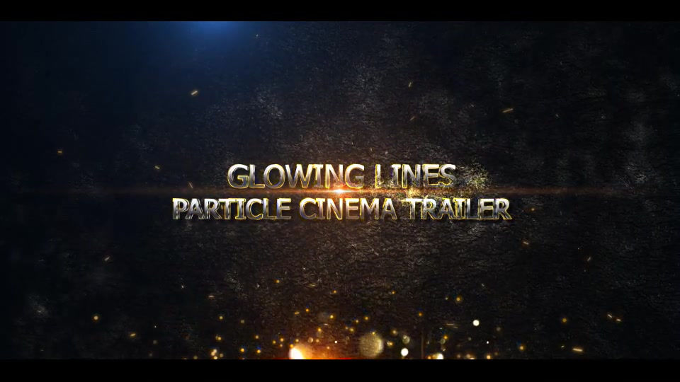 Glowing lines Particle Cinema Trailer Videohive 17088769 After Effects Image 4