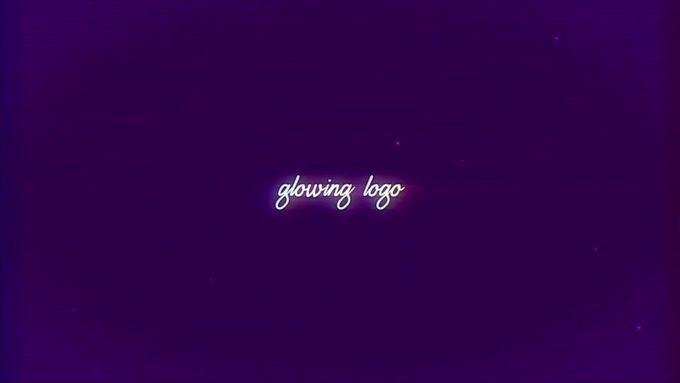 Glowing Logo - Download Videohive 8804627