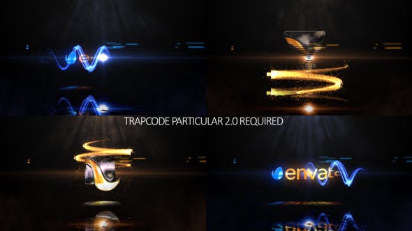 Glowing Particals Logo Reveal 28 - 20814371 Download Videohive