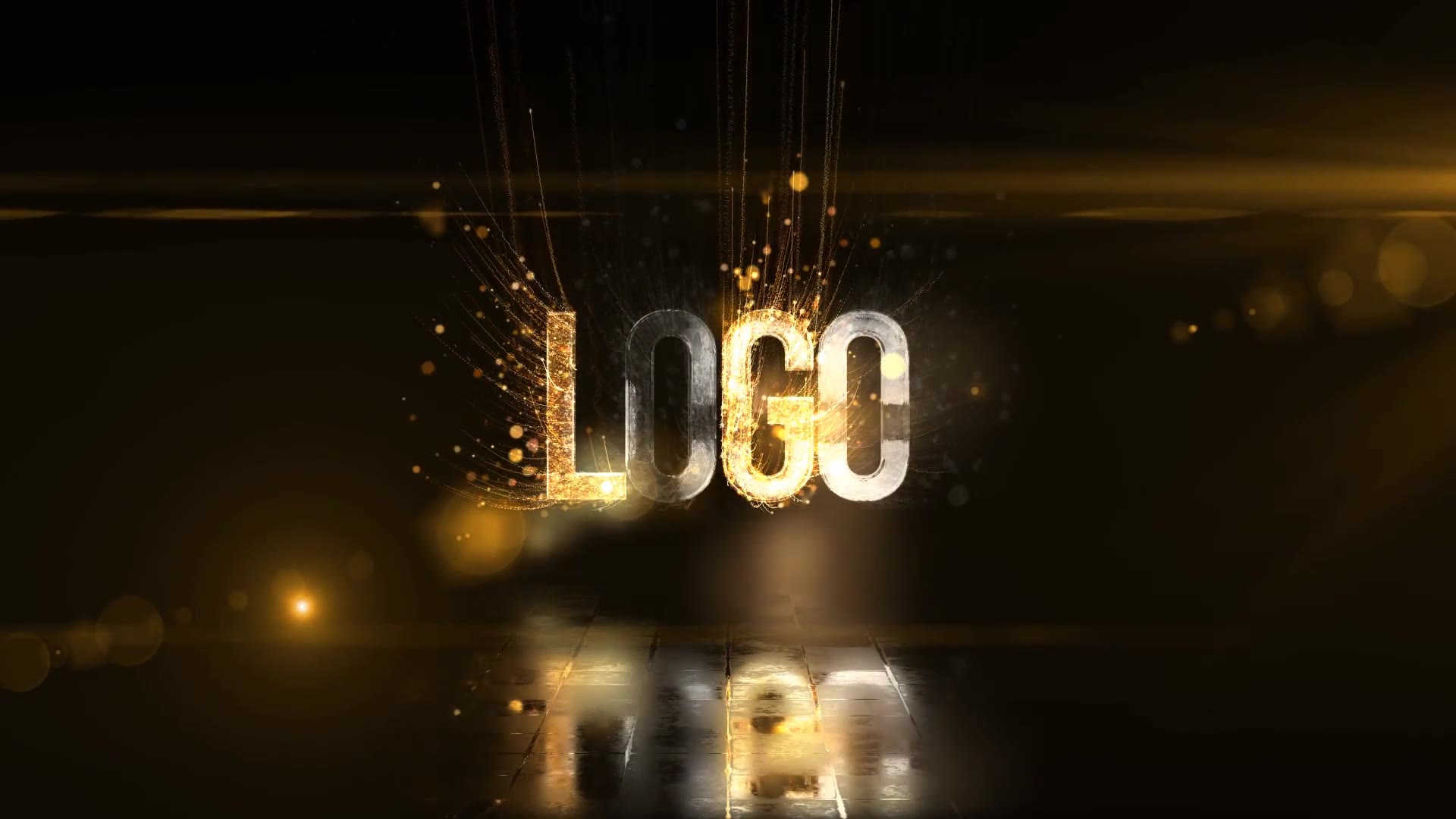 Glowing Particals Logo Reveal 36 : Golden Particals 12 Videohive 27018084 After Effects Image 12