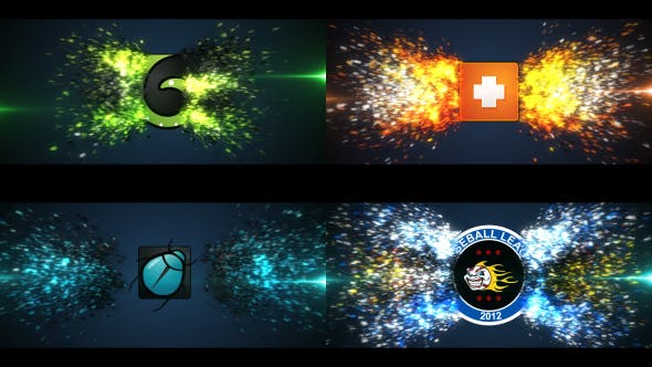 Glowing Particle Logo Reveal 11 - 13103282 Download Videohive