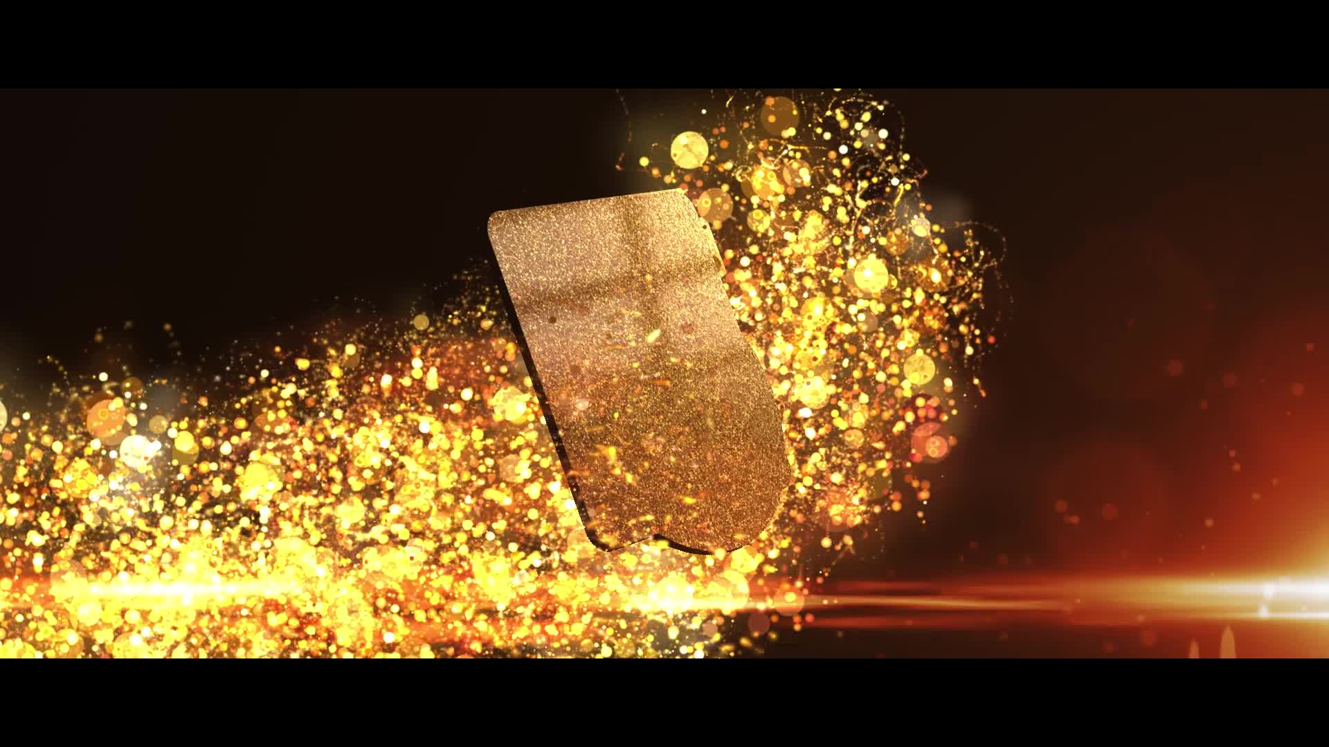 Glowing Particle Logo Reveal 13 : Golden Particles 02 Videohive 14935276 After Effects Image 1
