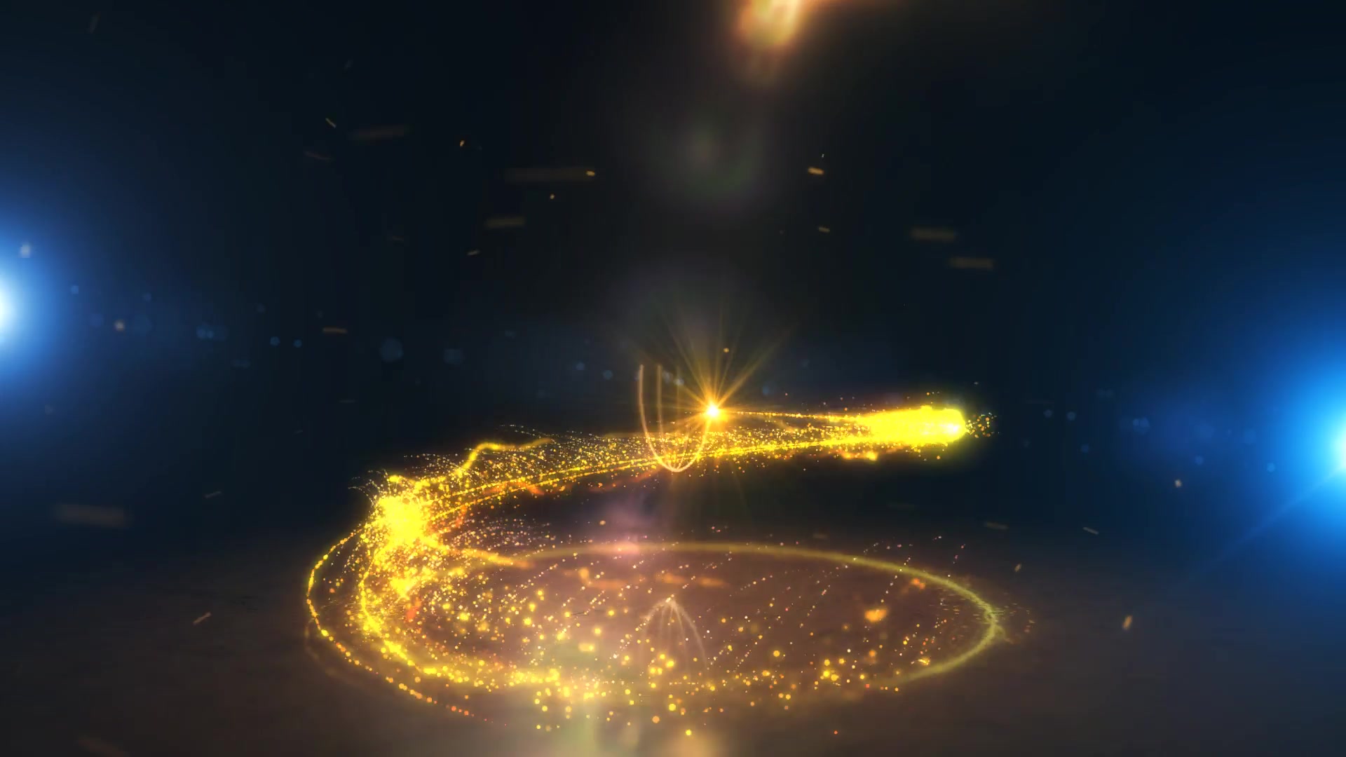 Glowing Particle Logo Reveal 25 : Golden Particles 07 Videohive 20525094 After Effects Image 2