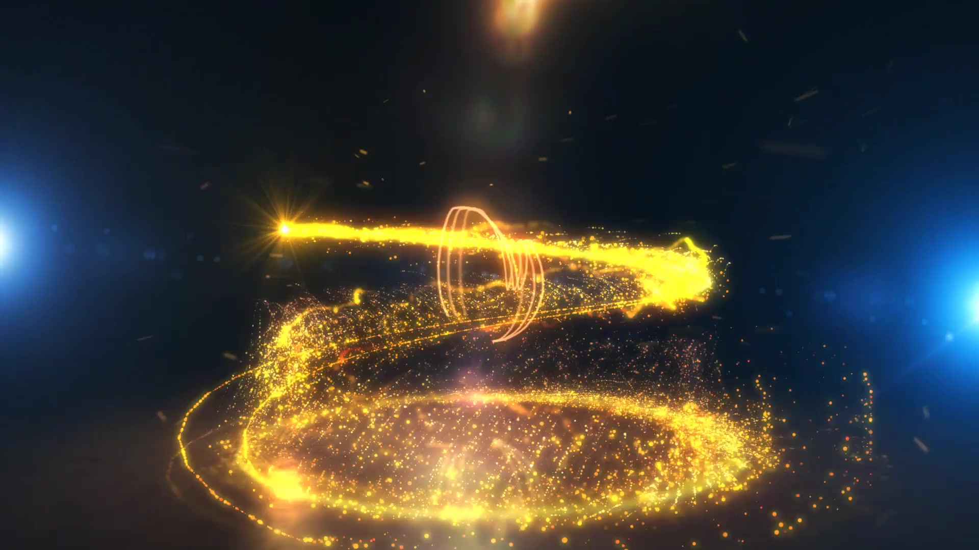 Glowing Particle Logo Reveal 25 : Golden Particles 07 Videohive 20525094 After Effects Image 3