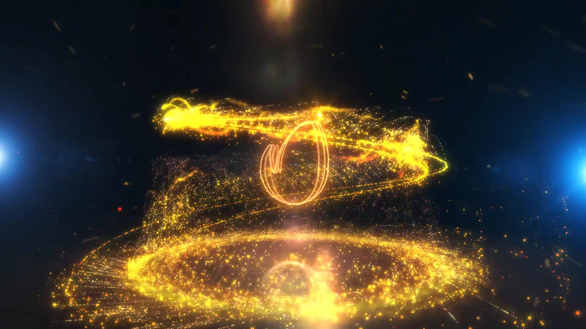 Glowing Particle Logo Reveal 25 : Golden Particles 07 Videohive 20525094 After Effects Image 4