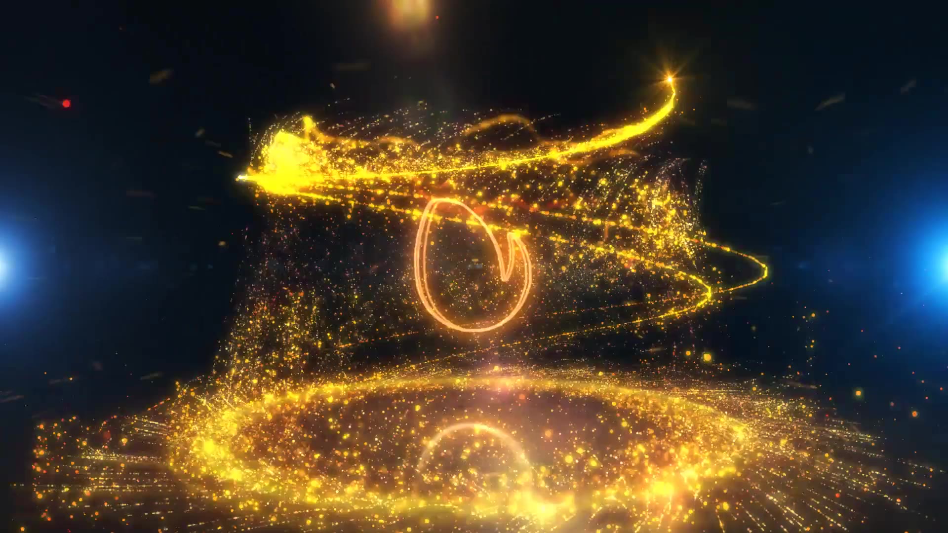 Glowing Particle Logo Reveal 25 : Golden Particles 07 Videohive 20525094 After Effects Image 5