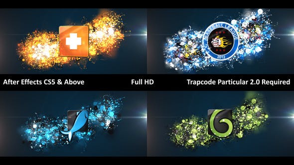 Glowing Particle Logo Reveal 7 - Videohive Download 12135641