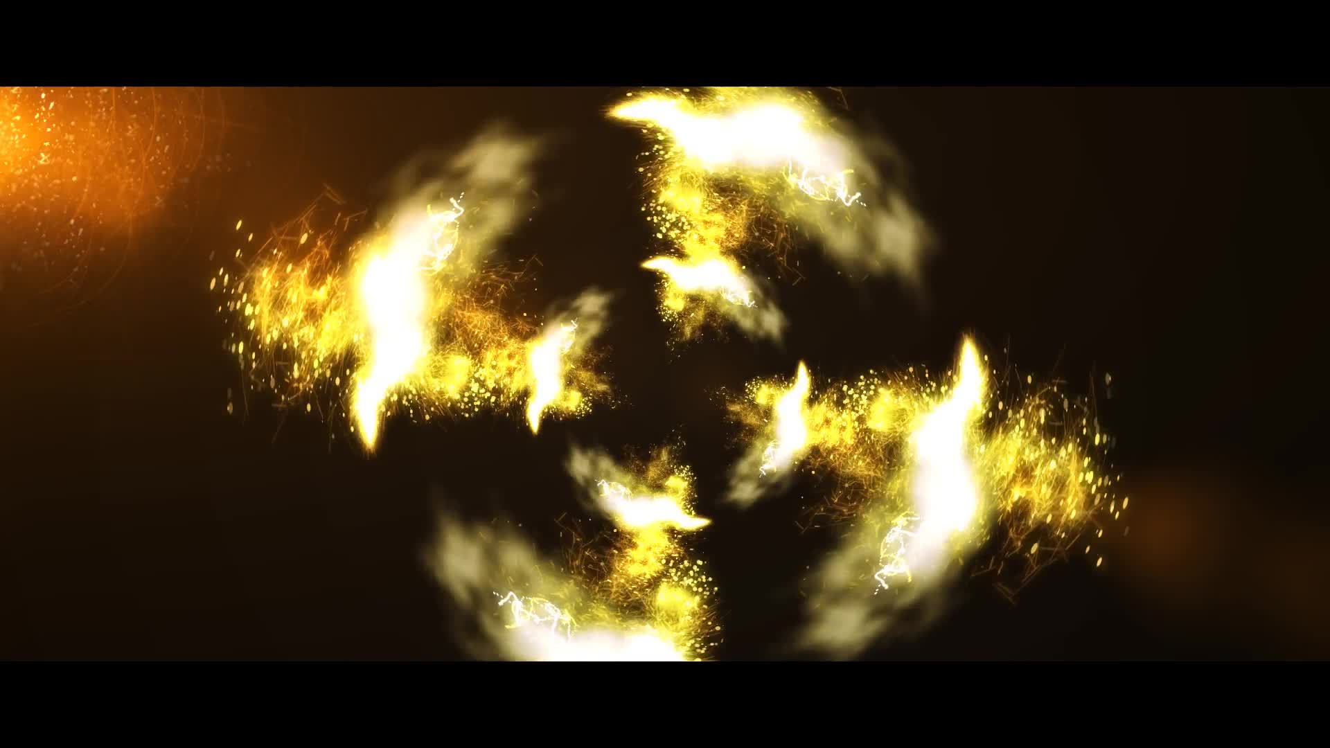 Glowing Particles Logo Reveal 20 : Golden Particles 05 Videohive 17891077 After Effects Image 1