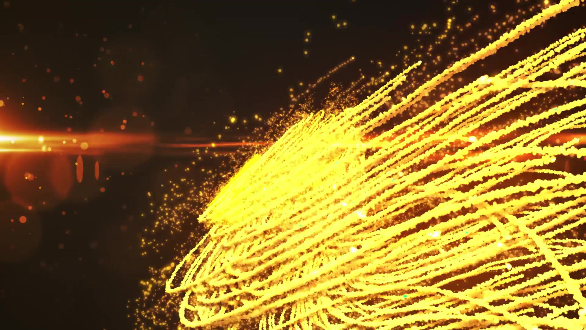 Glowing Particles Logo Reveal 22 : Golden Particles 06 Videohive 19212503 After Effects Image 2