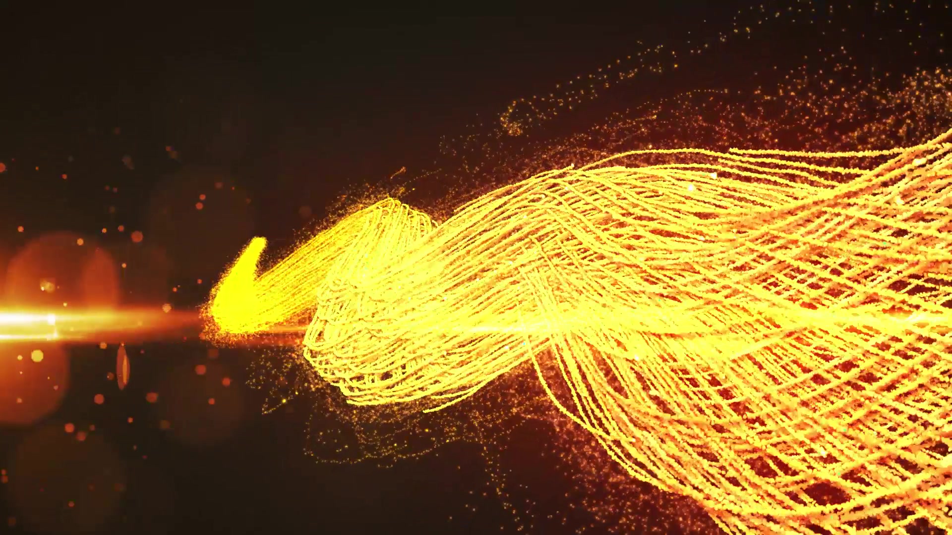Glowing Particles Logo Reveal 22 : Golden Particles 06 Videohive 19212503 After Effects Image 3