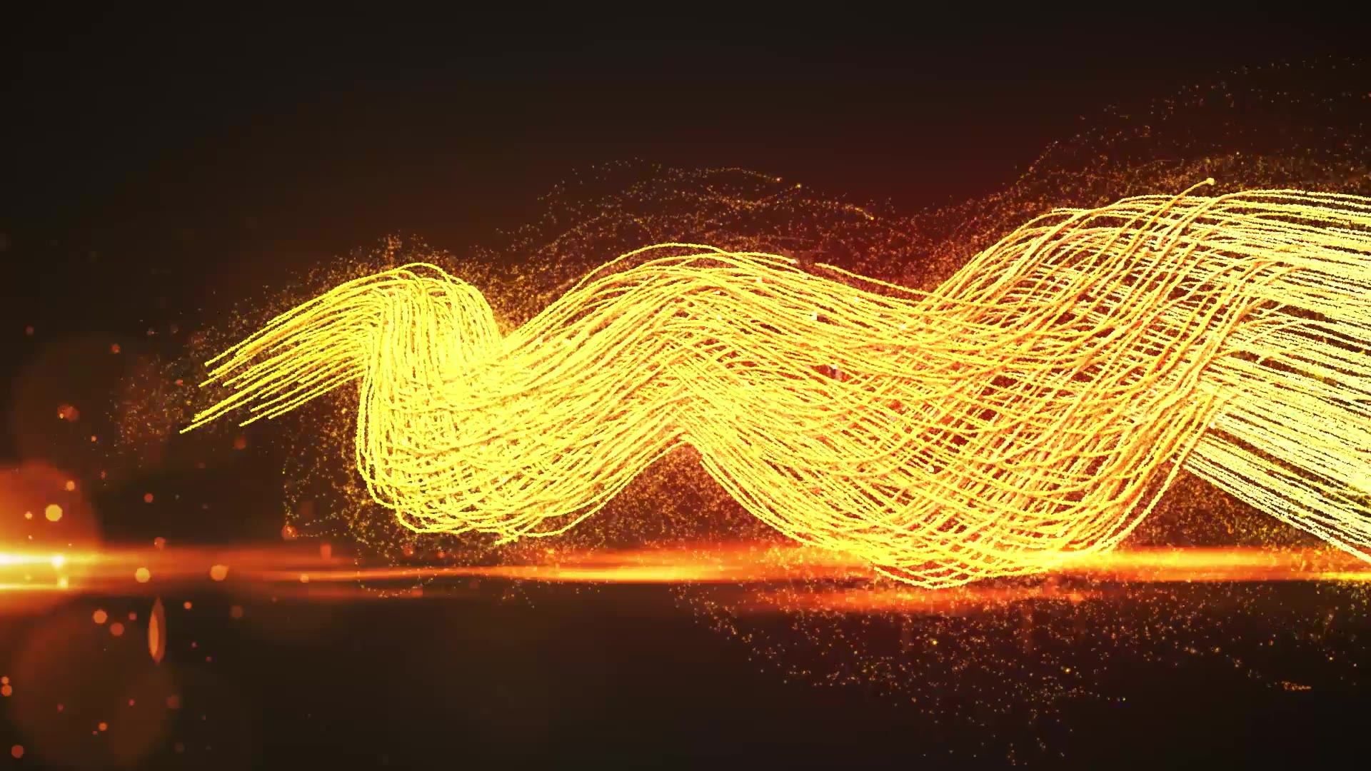 Glowing Particles Logo Reveal 22 : Golden Particles 06 Videohive 19212503 After Effects Image 4