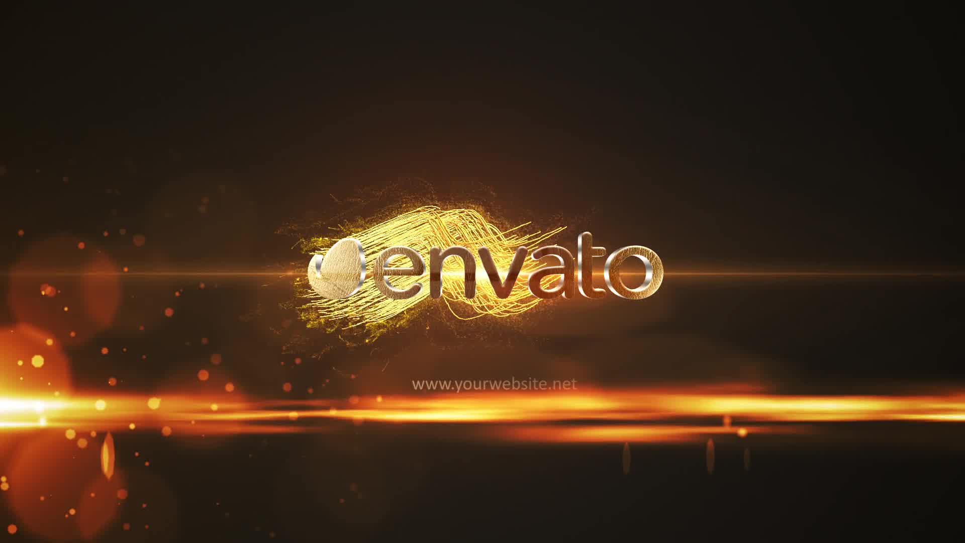 Glowing Particles Logo Reveal 22 : Golden Particles 06 Videohive 19212503 After Effects Image 7