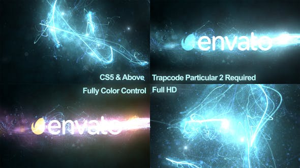 Glowing Particles Logo Reveal 5 - Videohive 9395906 Download
