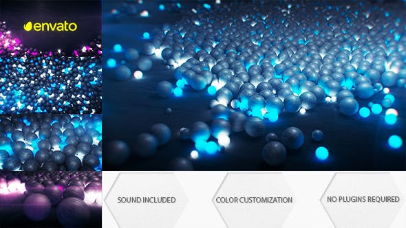 Glowing Spheres | Abstract Logo Intro - Download 19035938 Videohive