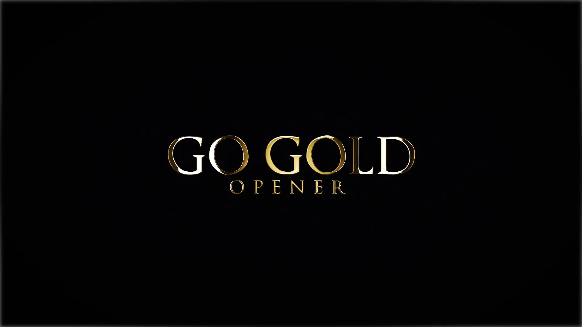 Go Gold Opener Videohive 25891322 After Effects Image 2