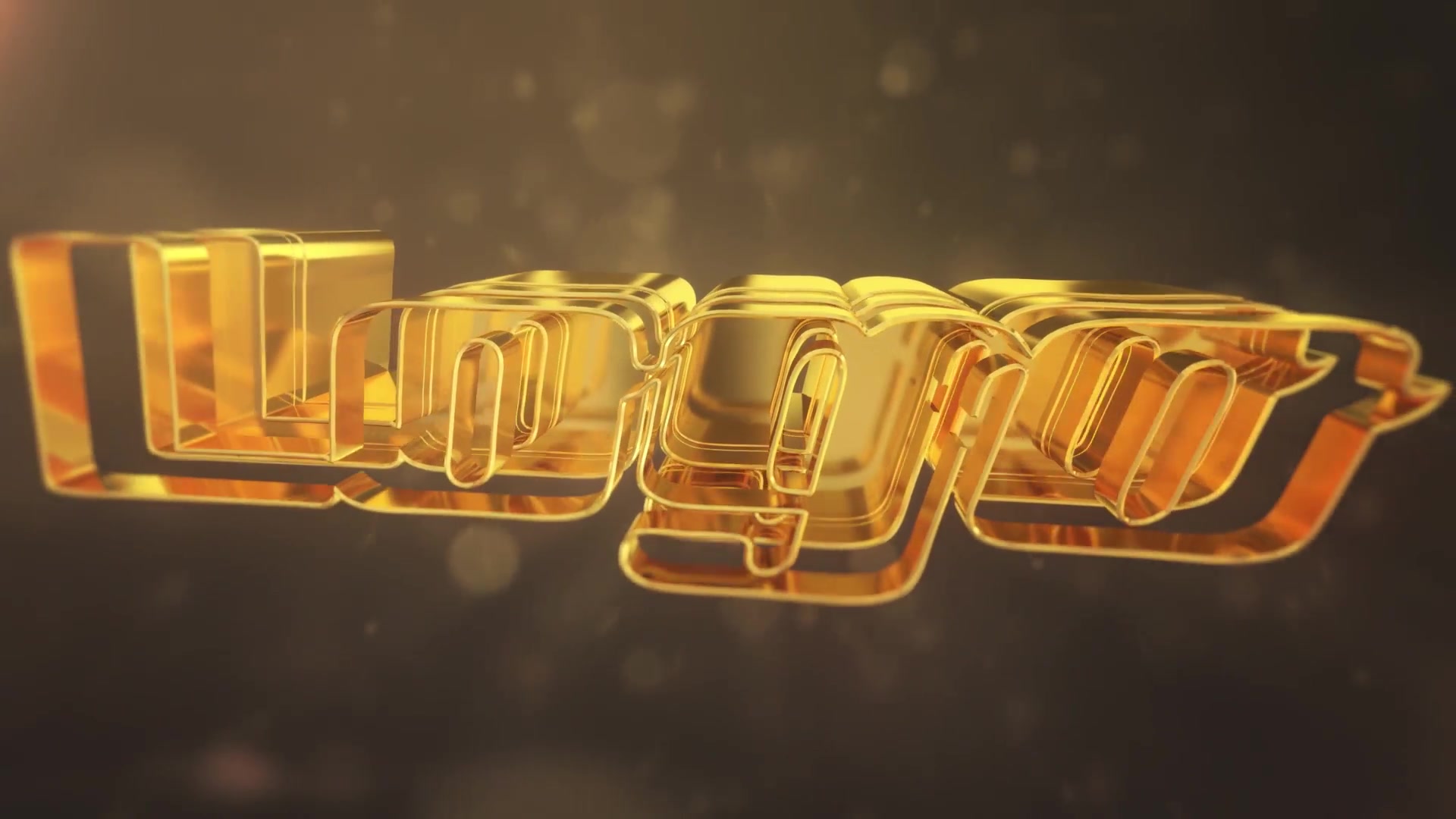 Gold 3D Logo Intro Videohive 38596126 After Effects Image 4
