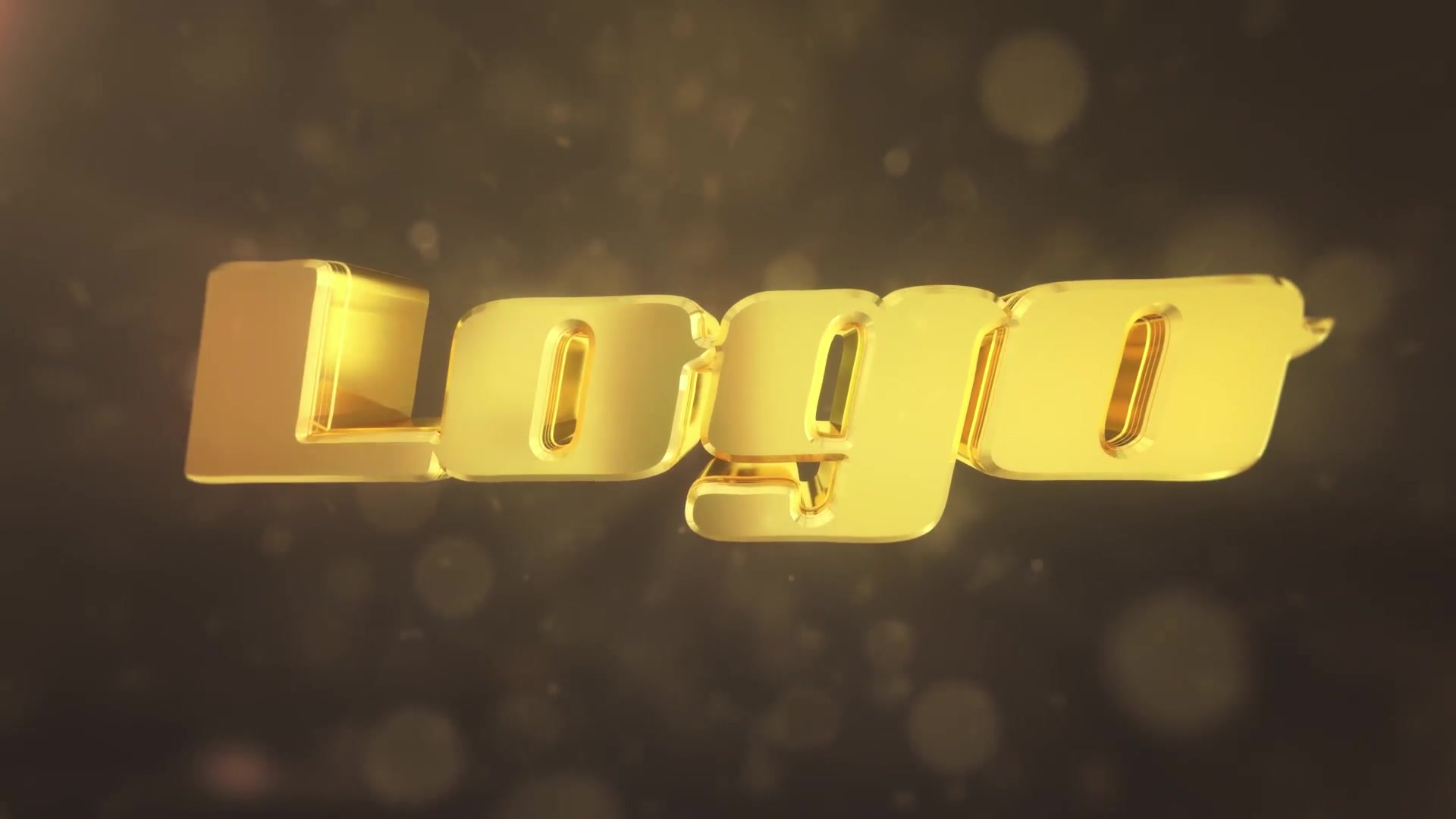 Gold 3D Logo Intro Videohive 38596126 After Effects Image 5