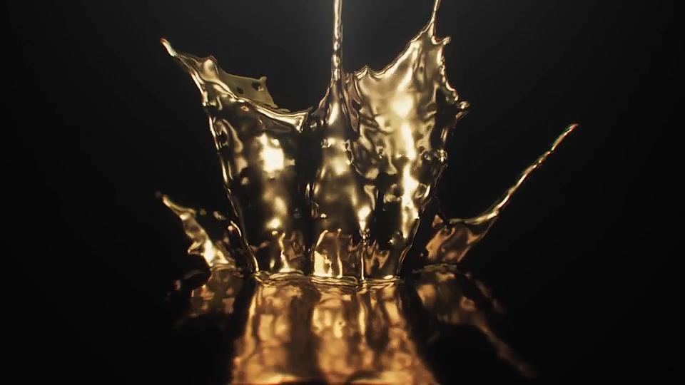 Gold And Water Splashes | Logo Reveal Videohive 19411806 After Effects Image 2