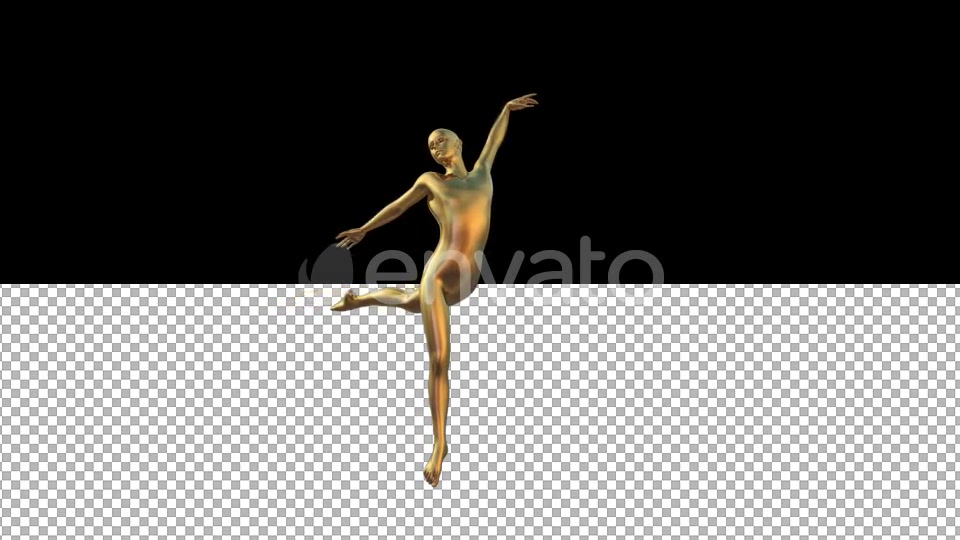 Gold Ballet Pose - Download Videohive 21586406