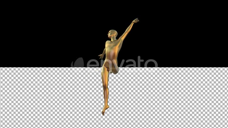 Gold Ballet Pose - Download Videohive 21586406