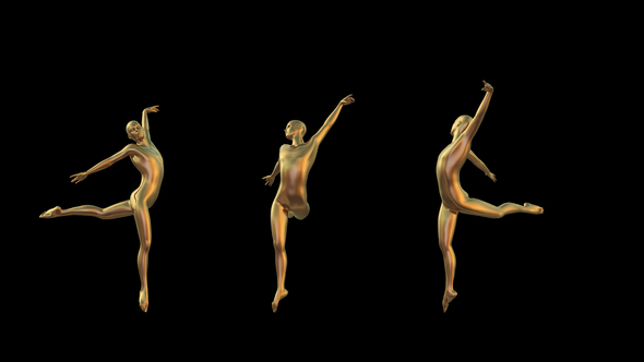 Gold Ballet Pose - Download Videohive 21586406