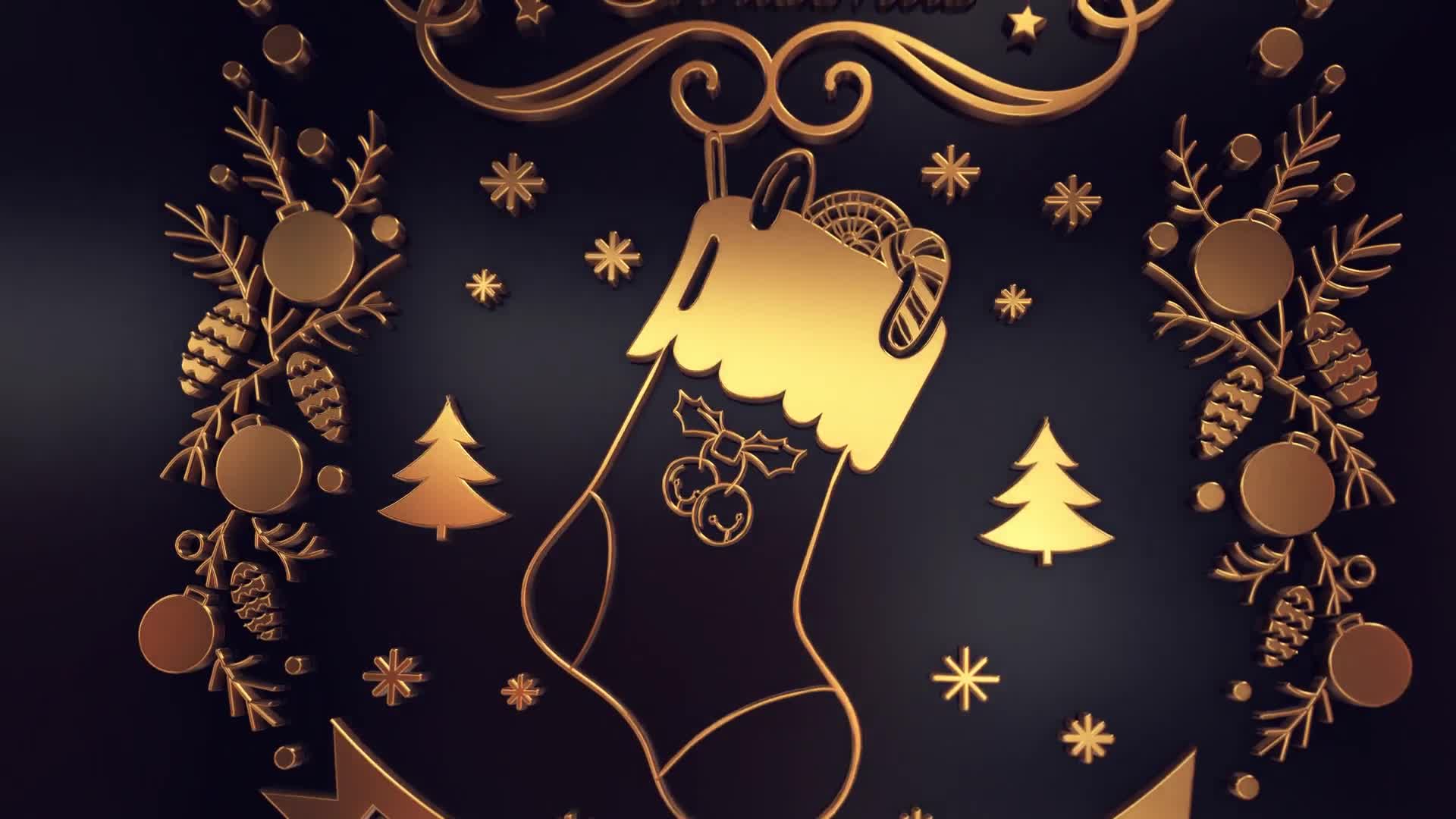 Gold Christmas Greetings - Download Videohive 18963639