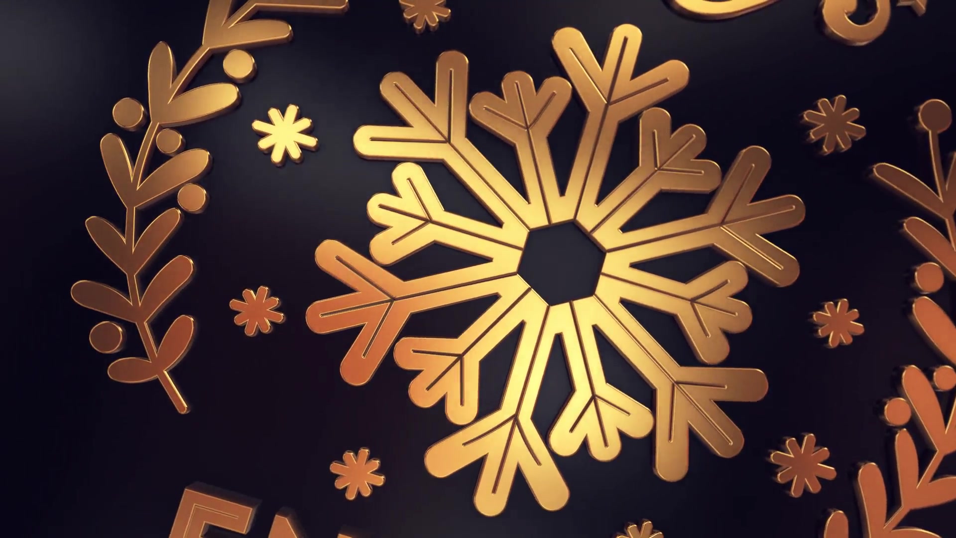 Gold Christmas Greetings - Download Videohive 18963639