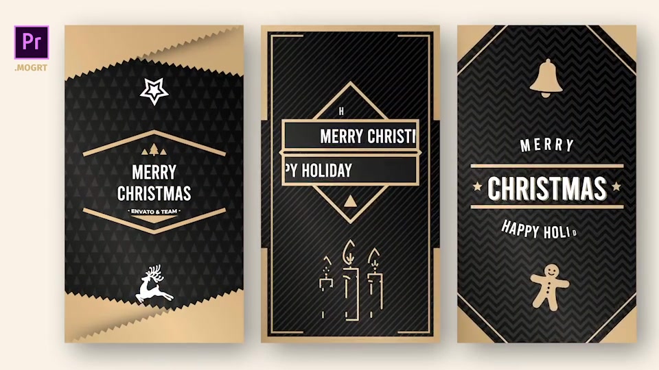 Gold Christmas Instastory Videohive 29683251 Premiere Pro Image 4
