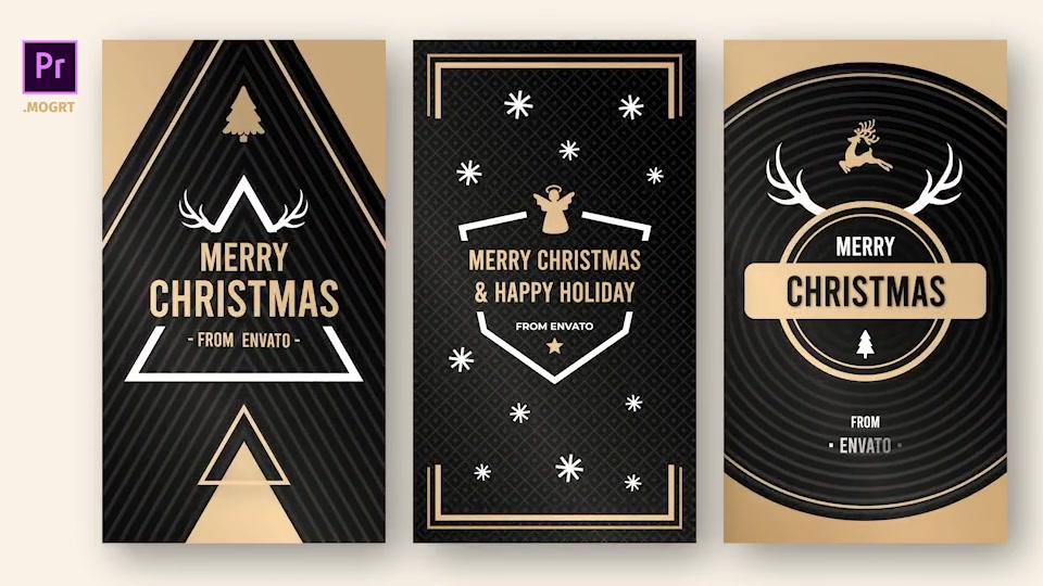 Gold Christmas Instastory Videohive 29683251 Premiere Pro Image 6