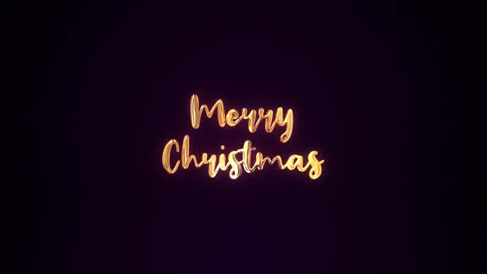 Gold Christmas Logo Videohive 24899802 After Effects Image 9