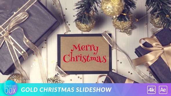 Gold Christmas Slideshow - Download 29742218 Videohive