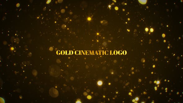 Gold Cinematic Logo Mogrt - Download Videohive 26721099