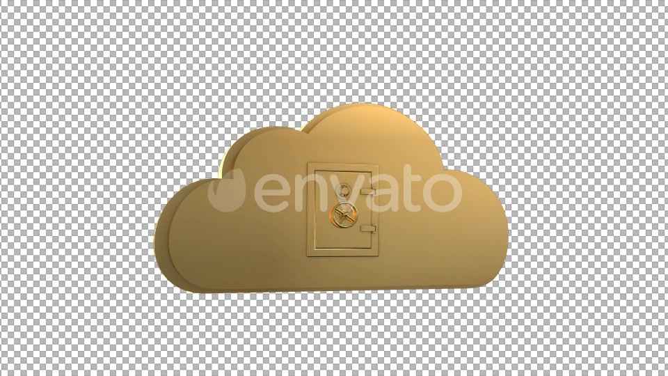 Gold Cloud Storage Vault - Download Videohive 21952771