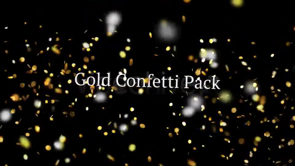 Gold Confetti Pack - Download Videohive 8430909