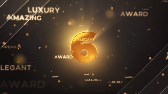 Gold Countdown Intro MOGRT - 31658511 Download Videohive