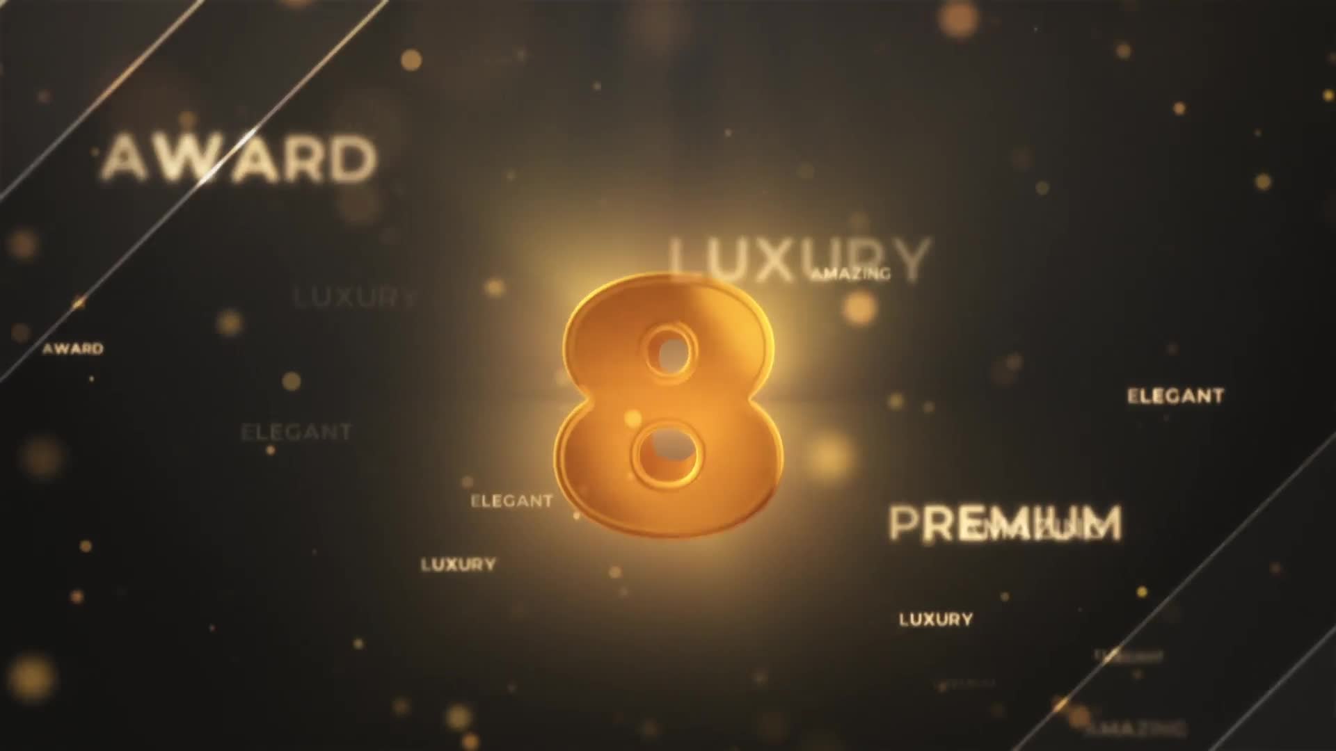 Gold Countdown Intro Videohive 29731436 After Effects Image 1