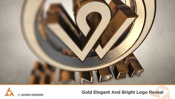 Gold Elegant And Bright Logo Reveal - Download 36339673 Videohive