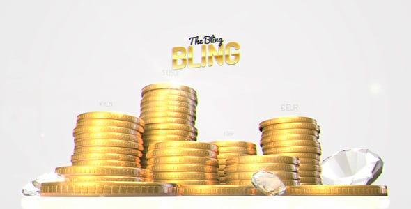 Gold Elegant Trailer kit The Bling Bling - Download 17117287 Videohive