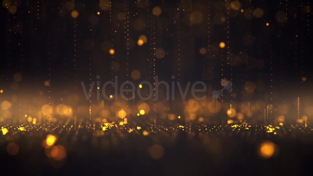 Gold Falling Particles Backgrounds Videohive 13845329 Motion Graphics Image 2