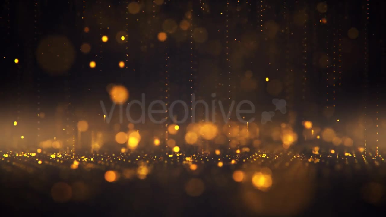 Gold Falling Particles Backgrounds Videohive 13845329 Motion Graphics Image 3