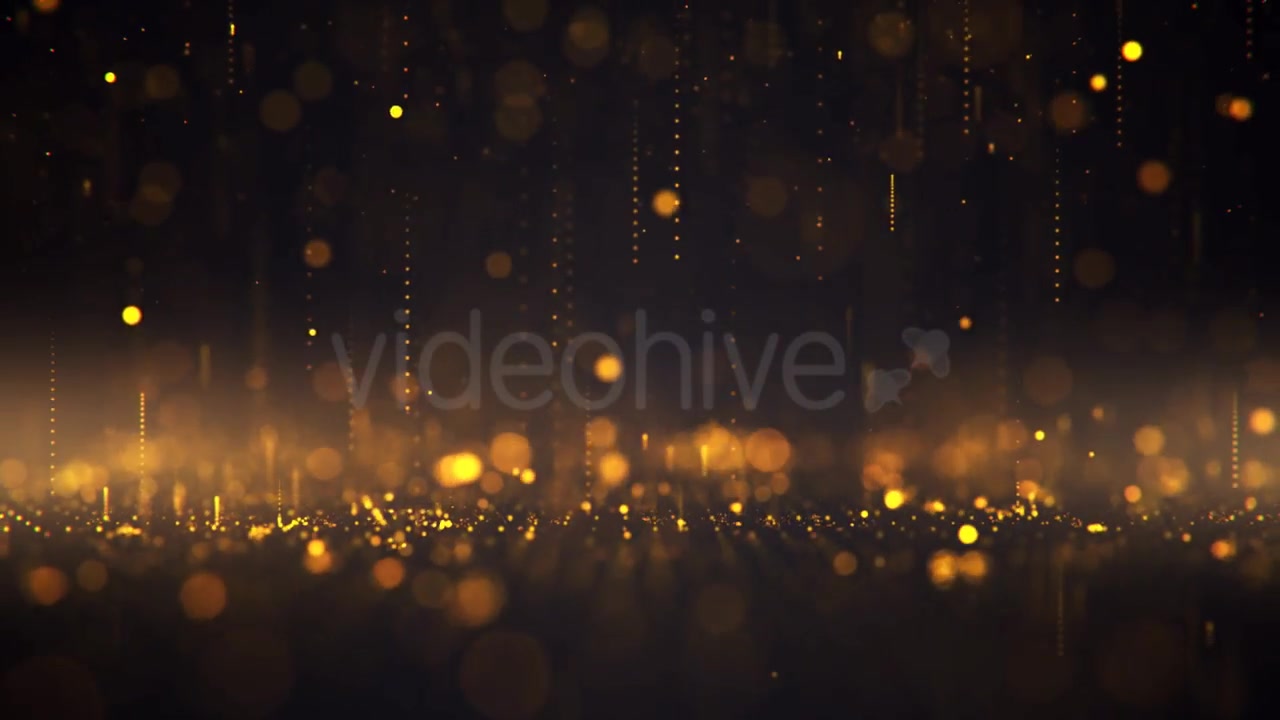 Gold Falling Particles Backgrounds Videohive 13845329 Motion Graphics Image 4