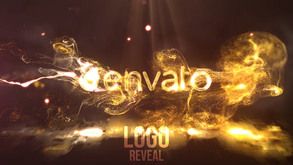 Gold Fluid Flame Reveal - 24209918 Download Videohive