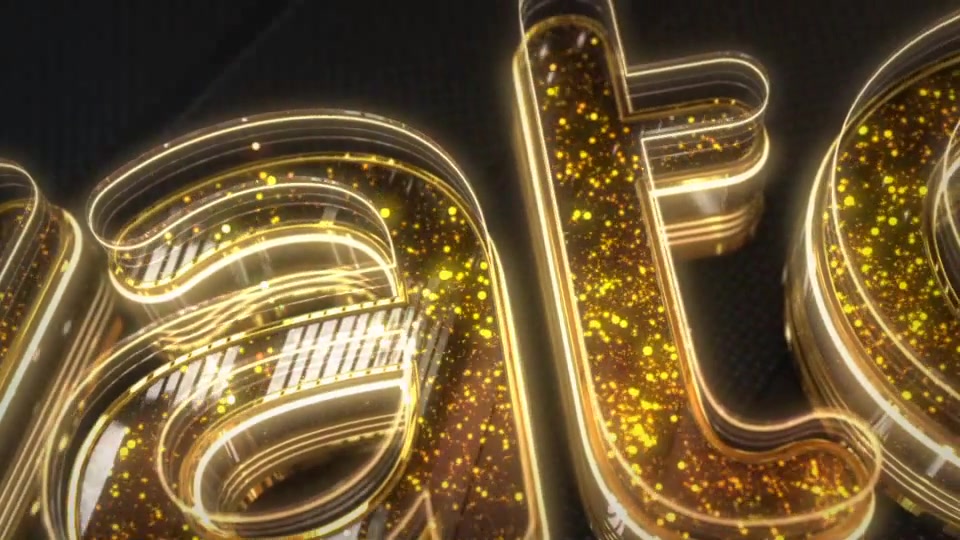 Gold Glam Neon Logo Reveal Videohive 22756366 After Effects Image 8